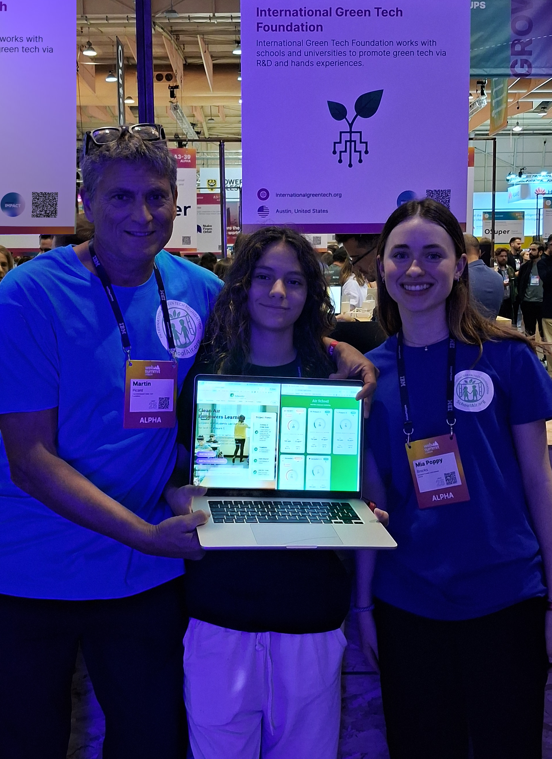 SchoolAir at Web Summit